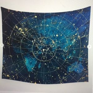 Society6 Tapestry Star Map,